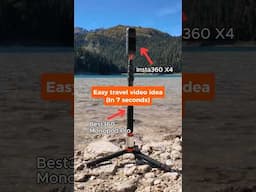 Easy travel video idea with Insta360 X4 and Best360 Monopod Pro