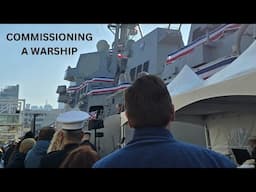 Commissioning a US Navy Warship