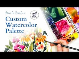 How to Prep a Custom Watercolor Palette (and my favorite pigments!)