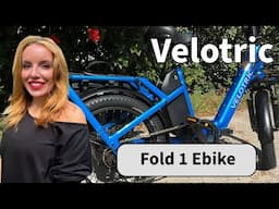 Velotric Fold 1 Ebike | Lightweight Foldable Electric Bicycle with Accessories | Black Friday Sale