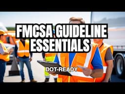 DOT/FMCSA Safety Training You NEED To Know! (Part 1) | DOT-Ready