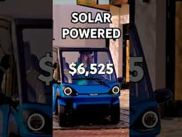 Solar Powered Mini City Car is only $6500