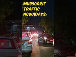 Mussoorie Traffic in June |#Mussoorie #travelvlog