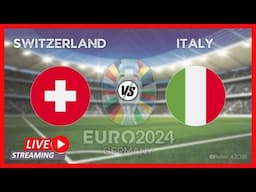 🔴LIVE • Schweiz gegen Italien • Achtelfinale • UEFA Euro 2024 • Spiel heute live • Spiel-Stream