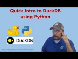 Introduction to Scaling Analytics Using DuckDB with Python