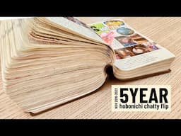 5 Year Hobonichi | COMPLETED JOURNAL FLIP Full Flip + Chat Part 6