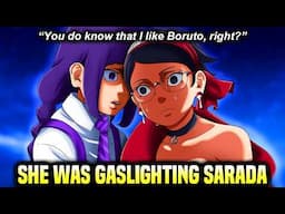 🚨 Is Boruto's Biggest GASLIGHTER Sumire For Crushing Sarada's LOVE for Boruto?