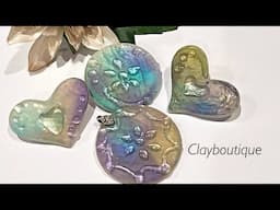 Oooh! It’s magic! Polymer Clay Faux Frosted Glass, using a SECRET ingredient! 😮