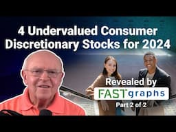 4 Undervalued Consumer Discretionary Stocks for 2024 Revealed by FAST Graphs