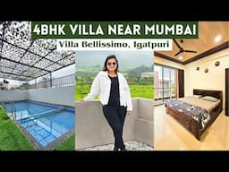 4BHK Villa near Mumbai & Nashik | Villa Bellissimo | Igatpuri Villa | Fog County #villa #travel