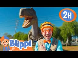 Blippi Goes To DINOSAUR LAND! |  Blippi and Meekah Best Friend Adventures | Educational Videos