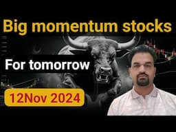 intraday stocks for tomorrow  | bank nifty prediction | 12 Nov 24 |Market Analysis | #intraday