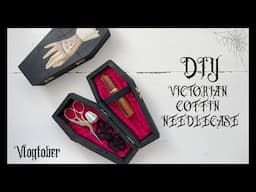 Victorian Coffin Needle Case ~ DIY Gothic Needle Case Project