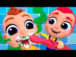 Yes Yes Brush Your Teeth Song + MORE Nursery Rhymes & Kids Songs | Tinytots