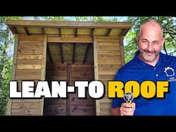 The Easiest and Cheapest Shed Roof You Can Build