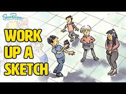 How to turn quick sketches into finished art