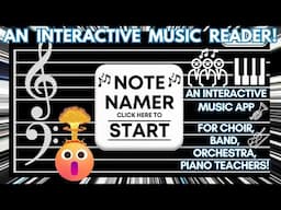 AMAZING New Music Reading App/Game - Note Namer!