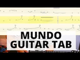 Mundo Solo SLOW with Guitar TAB - IV of Spades