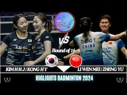 KIM H J/KONG H Y (KOR) vs LI Wen Mei/ZHENG Yu (CHN)[WD]R16 | LI-NING China Masters 2024 Badminton