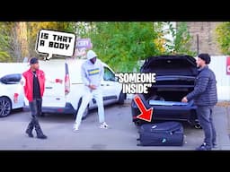 Body In A SuitCase 🧳 prank (CRAZY REACTIONS)