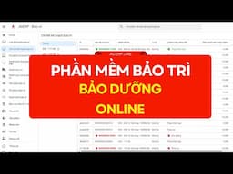 PHẦN MỀM BẢO TRÌ, BẢO DƯỠNG ONLINE | CẢNH BÁO HẠN BẢO TRÌ | SẾP NHẸ ĐẦU, KHÔNG PHẢI QUẢN LÝ NHIỀU