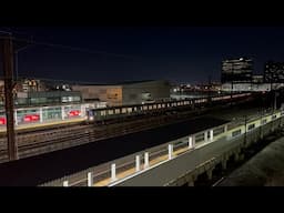 Port Authority Trans-Hudson [PATH] Newark-WTC Kawasaki PA-5 Trains @ Harrison (11/7/24)