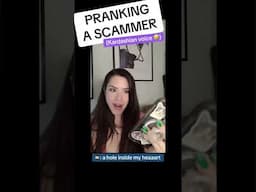 TROLLING a Scammer and making him SING 🤣 #irlrosie #funny #popstar