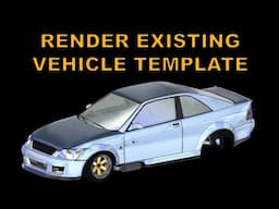 Render an existing vehicles Livery Template  [ZModeler 3 | Tutorial]