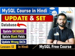 MySQL Part-12 | MSySQL Tutorial | MySQL Tutorial for Beginners | MySQL Update DATABASE