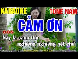 CẢM ƠN Karaoke Tone Nam ( PHỐI MỚI TINH ) - Mai Phạm Karaoke