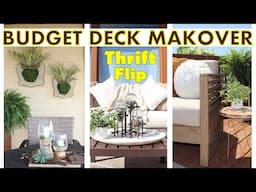 OUTDOOR DIYS 2024 | Budget Deck Makeover | THRIFT FLIP