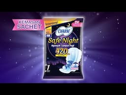 BARU! Kemasan Sachet Charm Safe Night 42cm! 6s