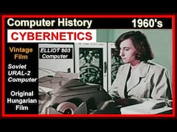 Vintage COMPUTER CYBERNETICS 1960s UK ELLIOTT 803, Soviet URAL-2 Chess British Computer AI Robotics