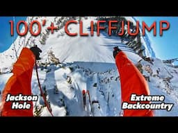 100+ Cliff Air in Jackson Hole, Extreme Backcountry Skiing | Owen Leeper