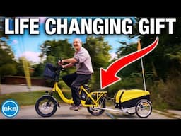 I Gave a Homeless Man an E-Bike