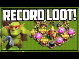 ONE Goblin = the BIGGEST RAID EVER in Clash of Clans!