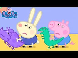 Richard Rabbit and George's Play Date 🦖 Peppa Pig Asia 🐽 Peppa Pig Full Episodes