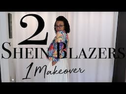 Shein Blazer Makeover | How to Crop a Blazer