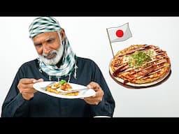 Tribal People Try Okonomiyaki