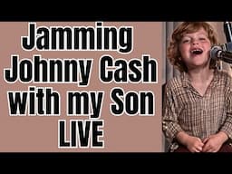 Amazing: My 4-Year-Old Son sings TWO Johnny Cash songs!