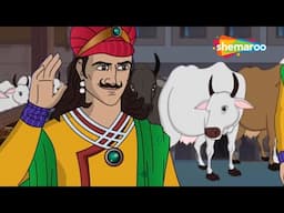 Best of Akbar Birbal Ki Kahaniyaan : - क्या है बैल के दूध की कहानी  ?  @shemarookids