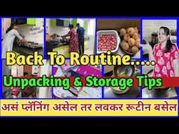 Kitchen Tips/Best Home Kitchen/Routine सुरु /Unpacking ,Storage Hacks/Being Homemaker/Homemaker