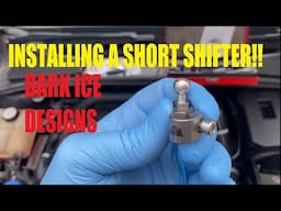 ford focus 1.0 ecoboost (STAGE 2R Installing a DARK ICE DESIGNS Short Shifter!!)