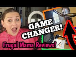 Frugal Mama Reviews! Magnifying Light for Arts & Crafts! NOEVSBIG 650 Magnifying Lamp