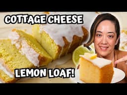 This High-Protein Cottage Cheese Lemon Loaf is Delicious!