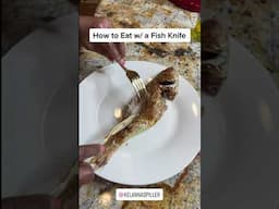 How to Use a Fish Knife