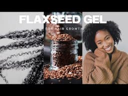 Flaxseed For hair Growth| Pre Poo😱 Maximum Moisture & Hydration to help Dry 4c hair