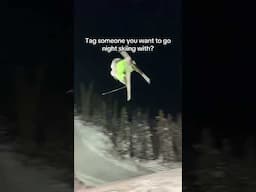 Who do you want to go night skiing with? 😨⛷️