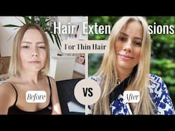 Natural-Looking Hair Extensions (for Thin Hair) | My Top 6 Tips ⭐ | Kia Hazel