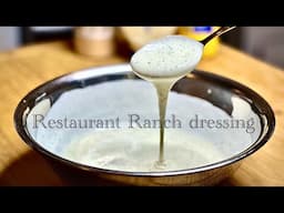 How to make - Restaurant Ranch Dressing